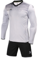 Футбольная форма Kelme Goalkeeper L/S Suit Kid / 3873007-273 (160, серый) - 