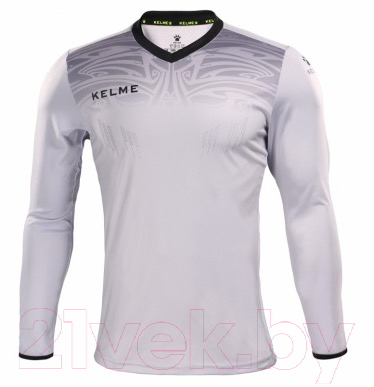 Футбольная форма Kelme Goalkeeper L/S Suit Kid / 3873007-273 (160, серый)