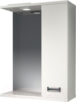 Шкаф с зеркалом для ванной Какса-А Пикколо с/о 55 R / 458384