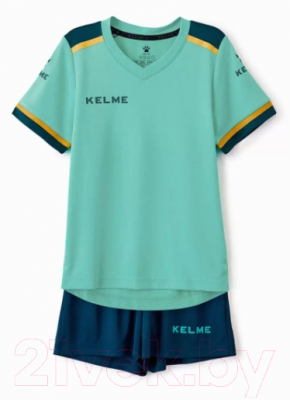 Футбольная форма Kelme S/S Football Set Kid / 3873001-328 (р.120, мятный)