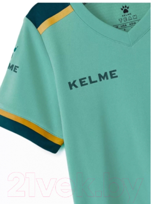 Футбольная форма Kelme S/S Football Set Kid / 3873001-328 (р.120, мятный)