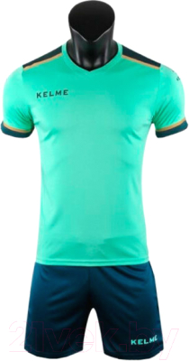 Футбольная форма Kelme S/S Football Set Kid / 3873001-328 (р.140, мятный)