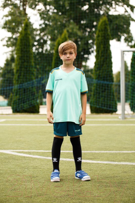 Футбольная форма Kelme S/S Football Set Kid / 3873001-328 (р.140, мятный)