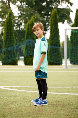 Футбольная форма Kelme S/S Football Set Kid / 3873001-328 (р.140, мятный)