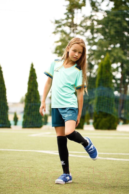 Футбольная форма Kelme S/S Football Set Kid / 3873001-328 (р.140, мятный)