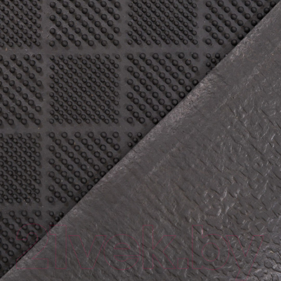Коврик грязезащитный SunStep Ромбики 40x60 / 31-031 (черный)