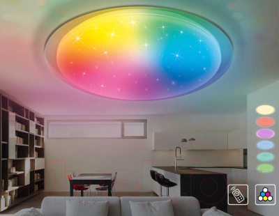Потолочный светильник Ambrella RGB FF480 WH (белый)