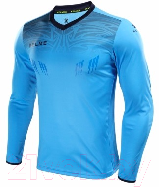 Футбольная форма Kelme Goalkeeper L/S Suit Kid / 3873007-4007 (140, голубой)