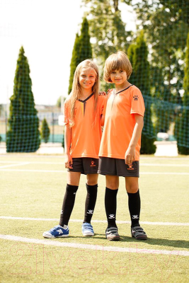 Футбольная форма Kelme S/S Football Set Kid / 3893047-999 (160, оранжевый)