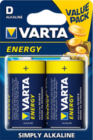 Комплект батареек Varta Energy D (2шт) - 