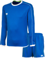 Футбольная форма 2K Sport Siena / 120006L (XXXL, синий/синий/белый) - 