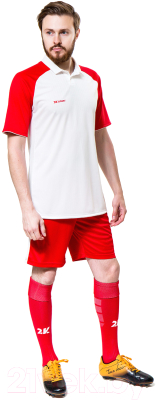 Футболка игровая футбольная 2K Sport Challenge / 120033 (M, белый/красный/белый)