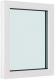 Окно ПВХ Brusbox Глухое 2 стекла (900x600x60) - 