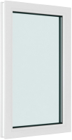 Окно ПВХ Brusbox Глухое 2 стекла (1200x700x60) - 
