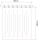 Миниатюра изображения товара Шторка-занавеска для ванны IDDIS B65P218i11