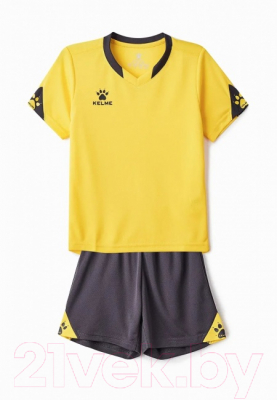Футбольная форма Kelme Short Sleeve Football Uniform / 3803099-737 (120, желтый)