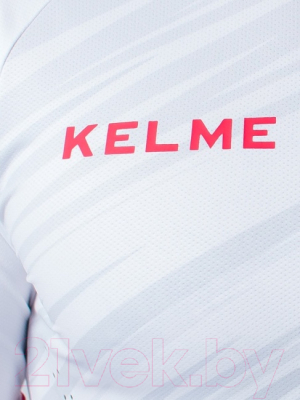 Футбольная форма Kelme S/S Football Set / KMC160026-107 (3XL, белый/красный)