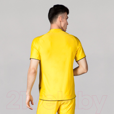 Футболка игровая футбольная 2K Sport Champion II / 120018 (S, желтый/черный)