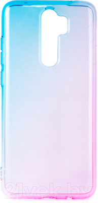 Чехол-накладка Case Gradient Dual для Redmi Note 8 Pro (розовый/синий)