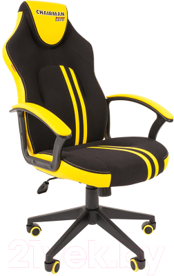 Кресло геймерское Chairman Game 26 (черный/желтый)