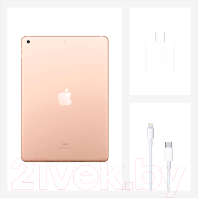 Планшет Apple iPad 10.2 2020 Wi-Fi + Cellular 32GB / MYMK2 (золото)