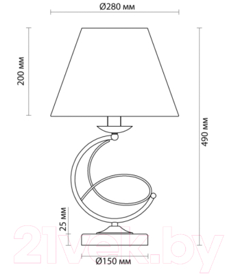 Прикроватная лампа Lumion Fleur 4541/1T