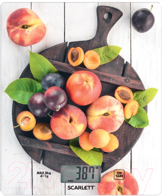 Кухонные весы Scarlett SC-KS57P52 (фрукты на доске)