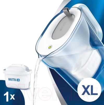 Фильтр-кувшин Brita Style XL MX + LED (серый)