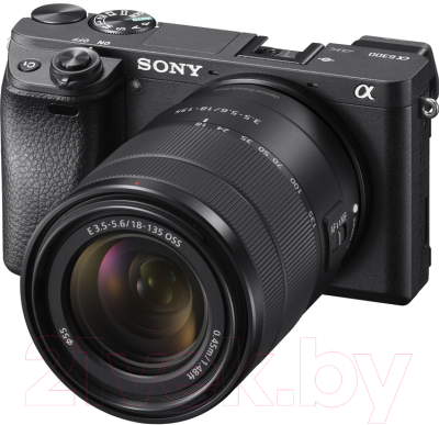 Беззеркальный фотоаппарат Sony Alpha A6300 Kit 18-135mm / ILCE-6300MB (черный)