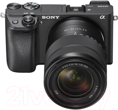 Беззеркальный фотоаппарат Sony Alpha A6300 Kit 18-135mm / ILCE-6300MB (черный)