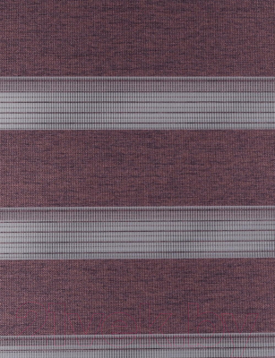 Рулонная штора Delfa Сантайм День-Ночь Престиж МКД DN-4503 (57x160, кармин)