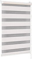 Рулонная штора Delfa Сантайм День-Ночь Бамбук МКД DN-42901 (48x160, жемчуг) - 