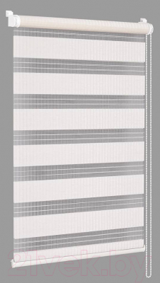 Рулонная штора Delfa Сантайм День-Ночь Бамбук МКД DN-42901 (48x160, жемчуг)