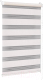 Рулонная штора Delfa Сантайм День-Ночь Бамбук МКД DN-42901 (68x160, жемчуг) - 