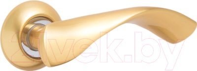 Ручка дверная Lockstyle B-Twist SG/CP (матовое золото/хром)
