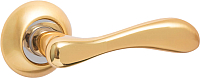 Ручка дверная Lockstyle B-Orion SG/CP (матовое золото/хром) - 