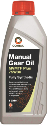 Трансмиссионное масло Comma MVMTF FS Plus 75W80 / MVP75801L (1л)