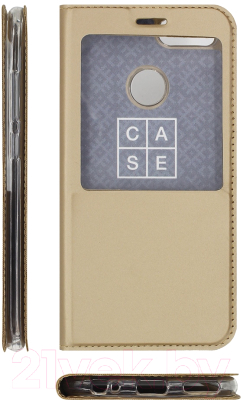 Чехол-книжка Case Dux Series для Mi A1/Mi 5X (золото)