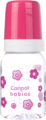 Бутылочка для кормления Canpol 11/82 (120мл, розовый)