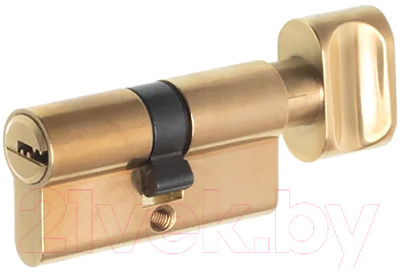 Цилиндровый механизм замка Lockstyle C30X30KC PB (золото)