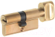 Цилиндровый механизм замка Lockstyle C30X30KC PB (золото) - 