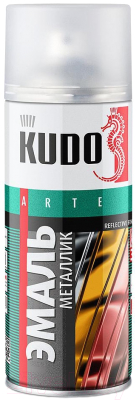 Эмаль Kudo Reflective Finish / KU-1033 (520мл, хром зеркальный)