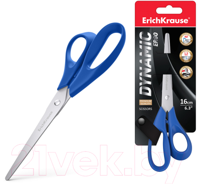 Изображение товара Ножницы канцелярские Erich Krause Dinamic / 21883