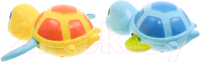 Набор игрушек для ванной Happy Baby Swimming Turtles / 331843 (голубой/желтый)