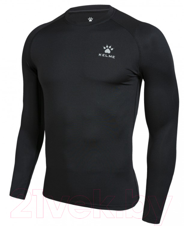Термокофта Kelme Tech Fit L/S Thin / 3891113-000 (4XL, черный)