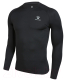 Термокофта Kelme Tech Fit L/S Thin / 3891113-000 (2XL, черный) -