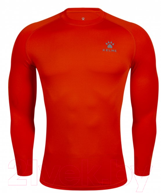 Термокофта Kelme Tech fit L/S Thin / 3891113-600 (3XL, красный) — фото 2