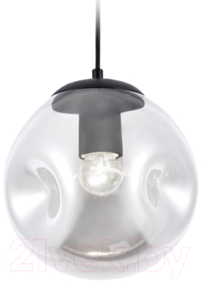Потолочный светильник Ambrella TR3511 BK/SM (черный/дымчатый)
