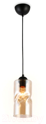 Потолочный светильник Ambrella  TR3555 BK/TI (черный/янтарь)