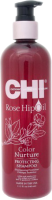 Шампунь для волос CHI Rose Hip Oil Shampoo для окрашенных волос (340мл)